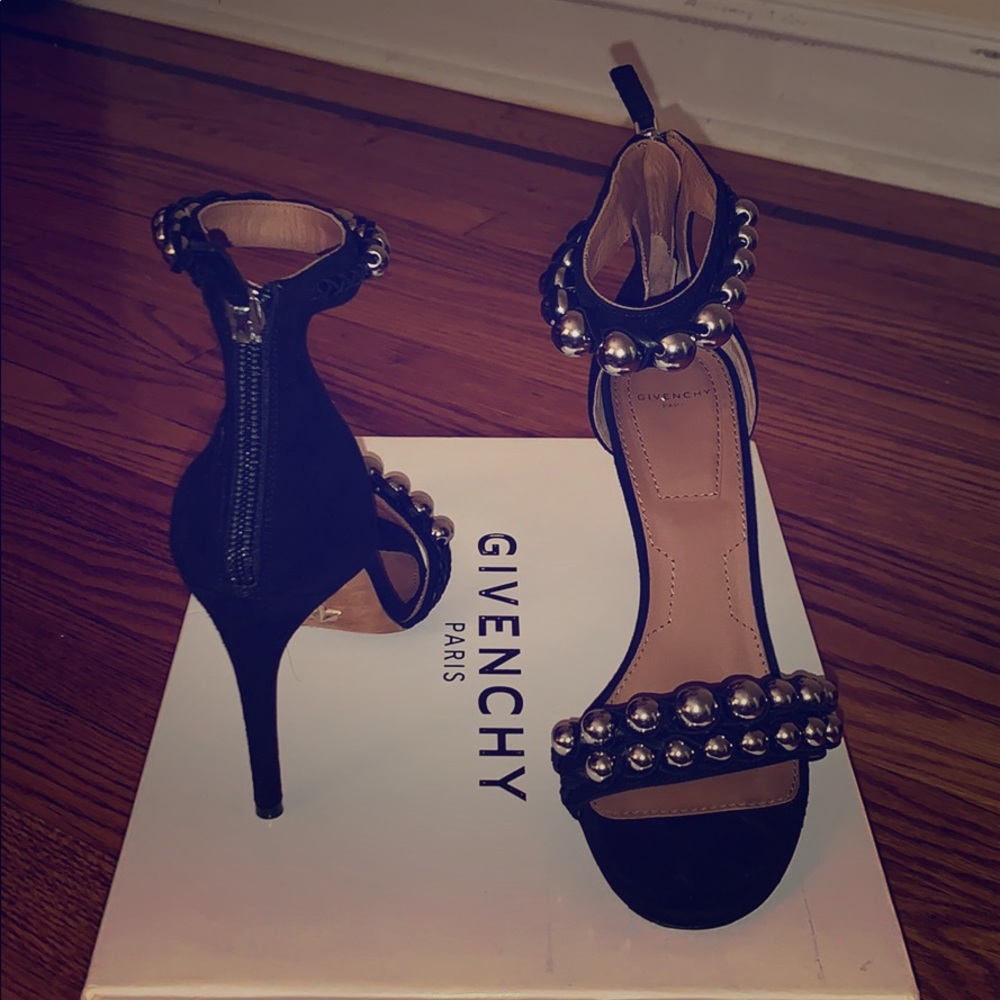 Givenchy suede open toe with straps